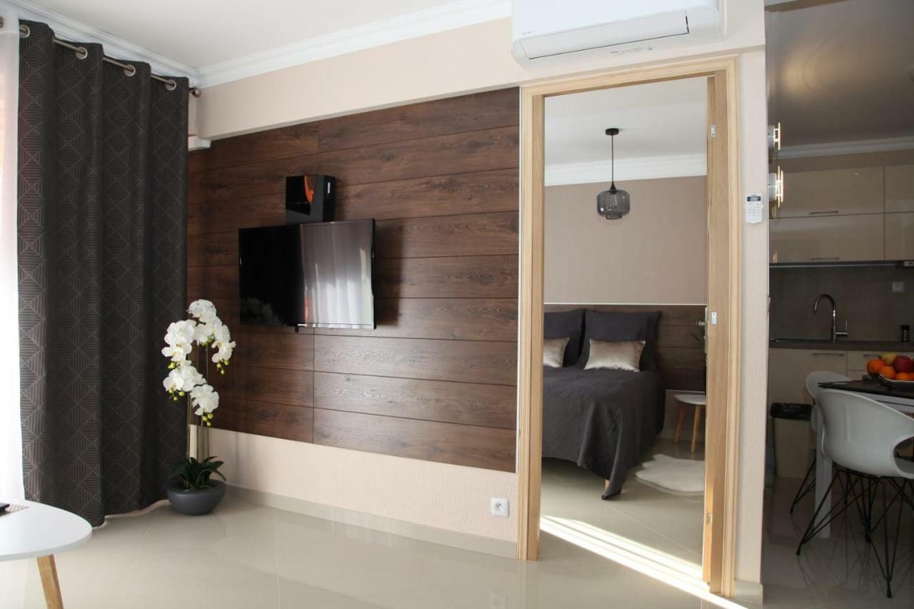 Stylish 2 Room Flat 60 Meters To The Beach Niza Exterior foto